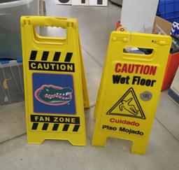 wet floor signs
