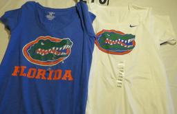 Florida Gator Women's Assorted tops Nike: (2)xl and Jordan: tee (1)xl and Colosseum: 1(xl)