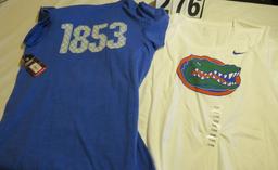 Florida Gator Women's Assorted tops Nike: (2)xl and Jordan: tee (1)xl and Colosseum: 1(xl)