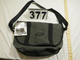 Black/Grey Gator messenger bag