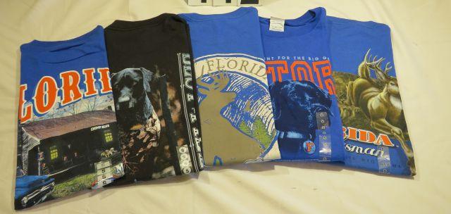 Mixed lot of Florida Gator hunting related t-shirts (14)S