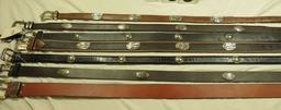 Assorted belts (1) size 30, (1) size 32, (1) size 34, (1) size 36, (1) size 40, (1) size 42, (1) siz