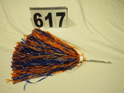 Florida Gator Stick Pom-pom, University of Florida printed on stick, Approximately 35