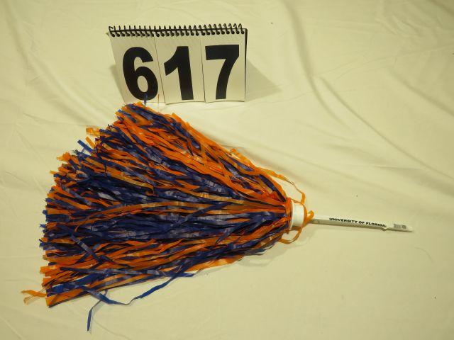 Florida Gator Stick Pom-pom, University of Florida printed on stick, Approximately 35