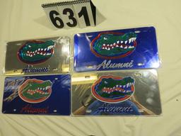 University of Florida Assorted Acrylic License Plates, Florida Gators Alumni Assortment,