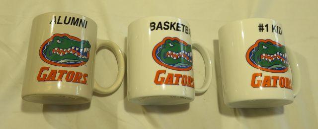 Florida Gator Assorted Mugs (4) Alumni (1) Basketball (1) #1 Kid
