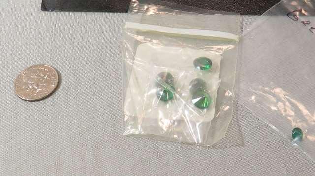 Cubic zirconia Purple Round 6mm