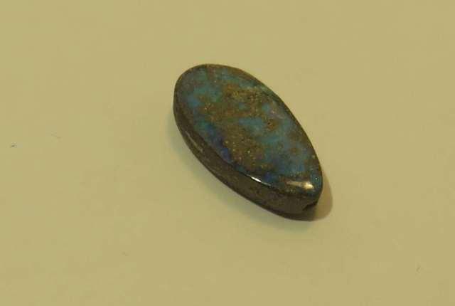 Opal, boulder Turquoise Oval Cabochon