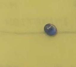 imitation  Blue Round sapphire Faceted 2.75mm