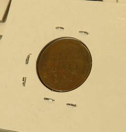 1946 wheat penny -jacketed no mint mark