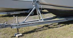 1981 25' SeaRay cabin cruiser with Mercruiser Bravo I/O and trailer