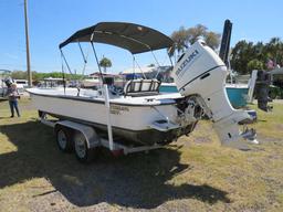 2002 Refurbished Carolina Skiff 150 Suzuki and trailer