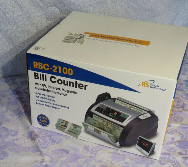 Royal Sovereign RBC -2100 bill counter