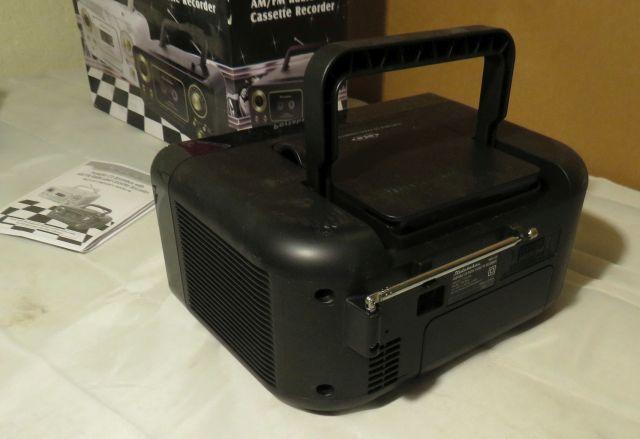 Studebaker portable CD boom box also am fm radio, cassette player recorder (open box)