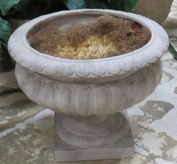 2' White Urn Planter