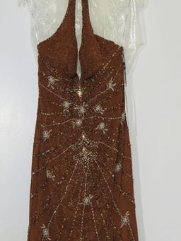 new Riva Designs Brown Prom Dress (Size 6)