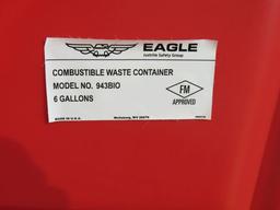 new Eagle 6 Gal Combustible Waste Containers