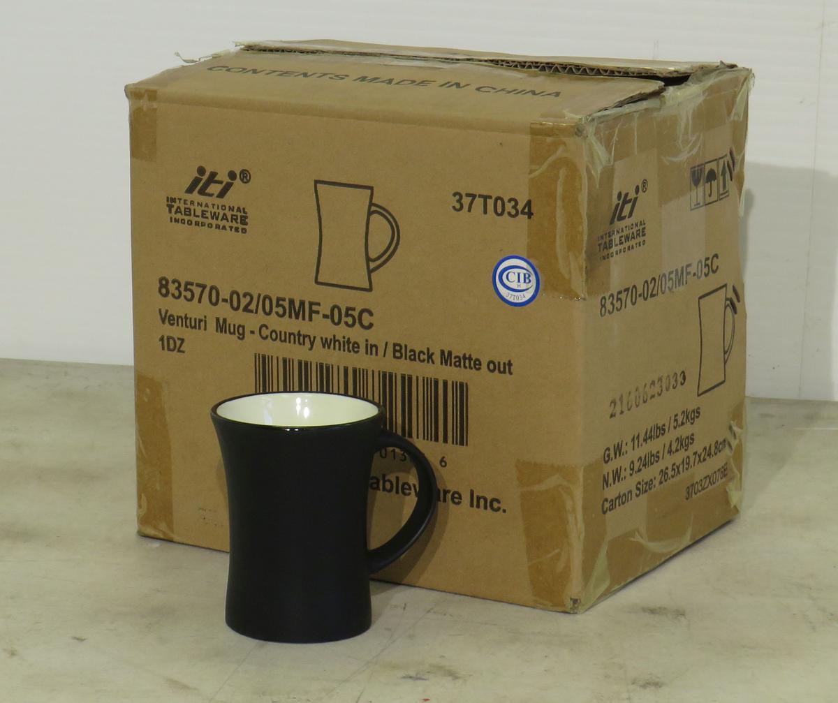 iti Venturi Mugs (Country White inside and Black Matte outside)