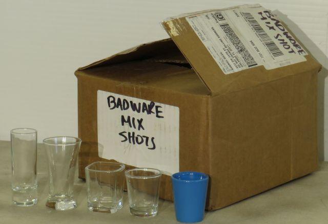 Box of Mixed Shot glasses