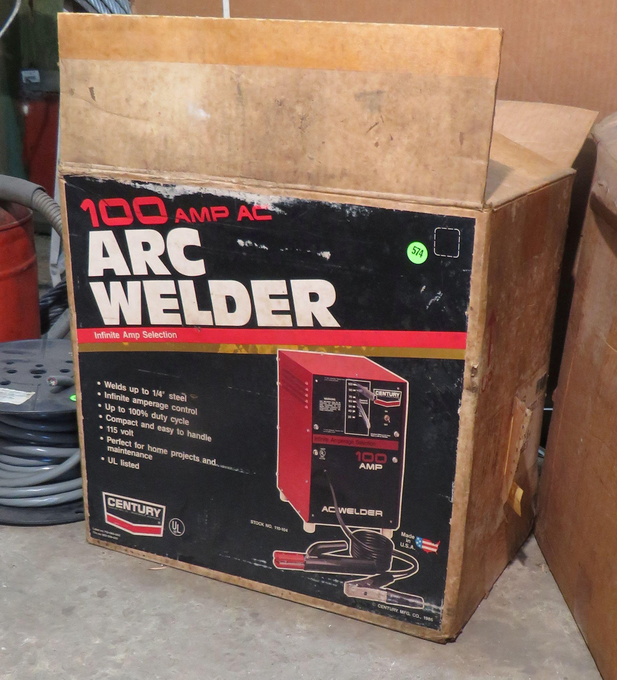 Century 100 amp Arc  Welder new in original box