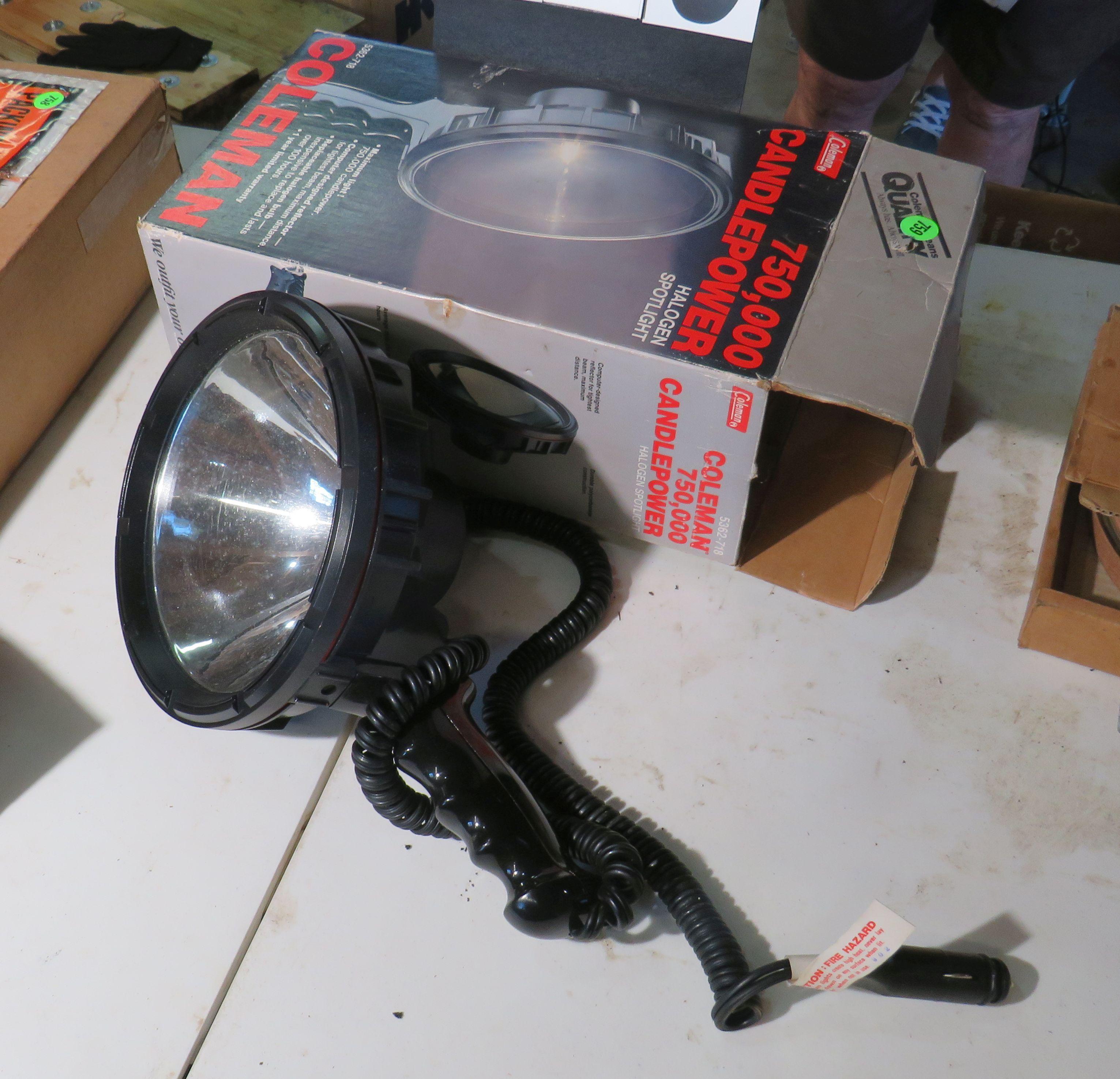 Coleman 750,000 candle power Halogen spot light