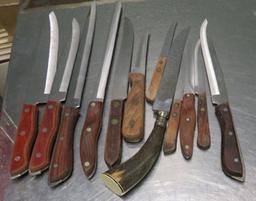 Kitchen Knife Assortment (12 Pieces)