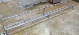 Galvanized 10" Wall Mount Commercial Pot Rack