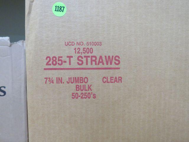 Jumbo Drinking Straws,Boxes of 250 Straws