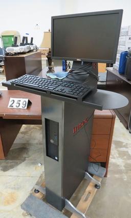 Dell PC & Monitor System in Intec Module Stand