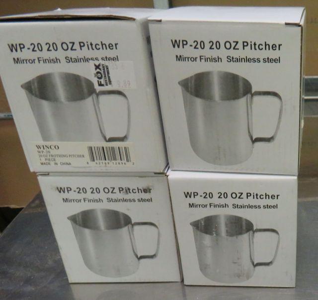 Winco Stainless Steel 20 oz. Pitcher