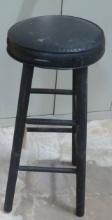 Black wood Bar Stool