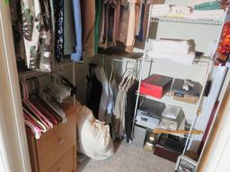 Mixed vintage clothes, towels and bedding