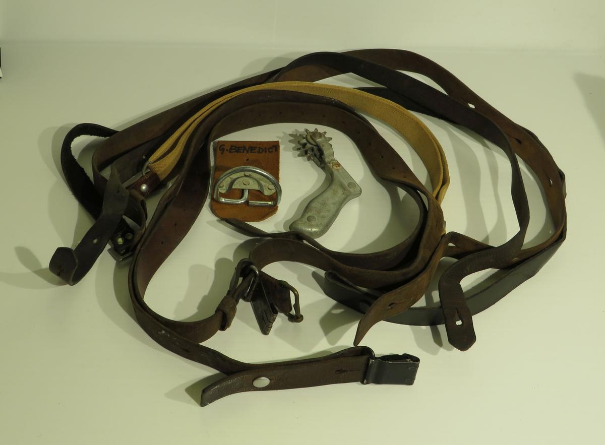 Leather straps and leather working tools