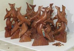 Box of Damaged Dolphin Carvings