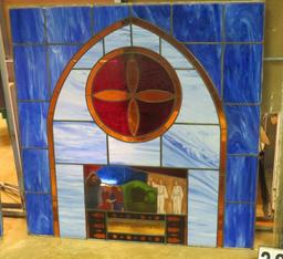 Stained Glass Panel "Empty Tomb" 46"x46"