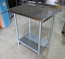 Stainless steel work table 24" x 30" x 34" high.  This item located at 4745 E Hwy 92, Lakeland, F...