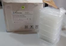 box of (50) 2.2ml 96-deep-well plate square well rounded conical bottoms
