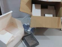 mixed tubes, pipettes, rack, super magnet