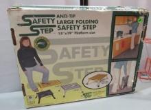 New Safety Step 15" x 19" platform step with adjustable height