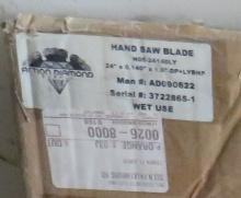 Action Diamond had saw blade 24" diameter concrete saw blade new in box
