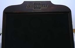 Chevrolet wooden easel display board