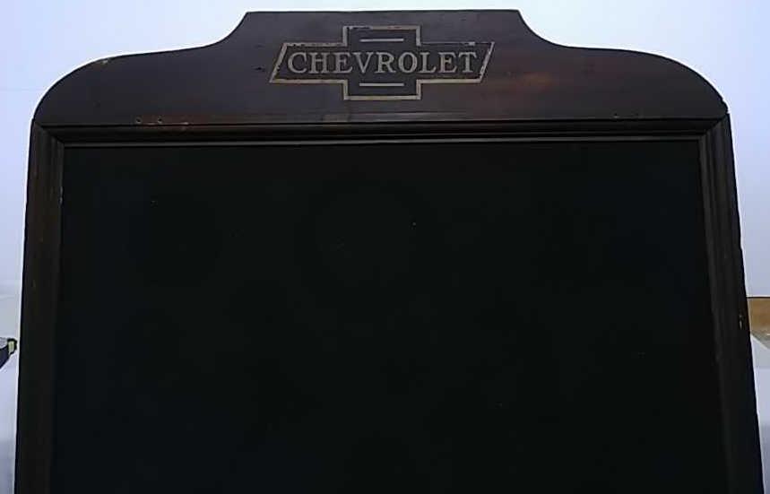 Chevrolet wooden easel display board