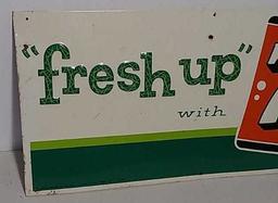 SST 7up embossed sign