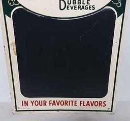 SST Vess embossed chalkboard sign