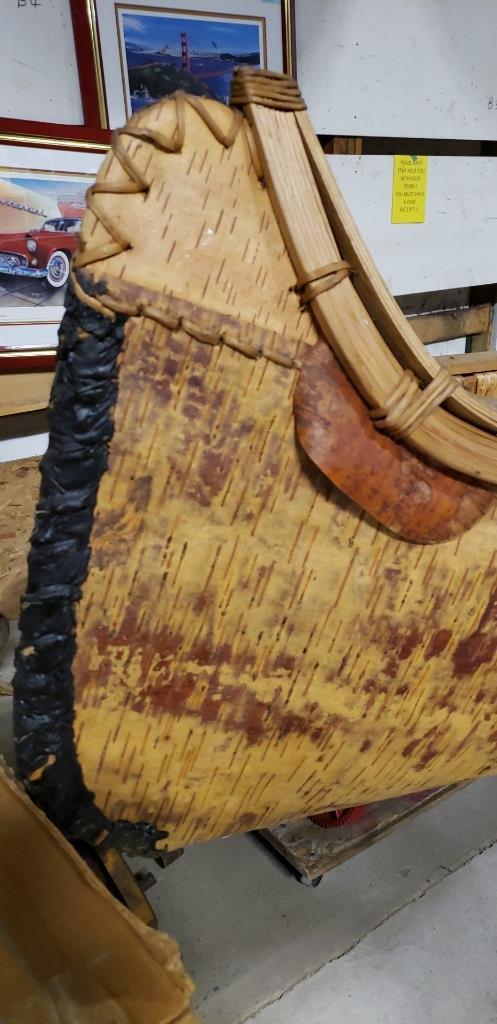 Ojibwa Birch Bark Canoe 13' 8"