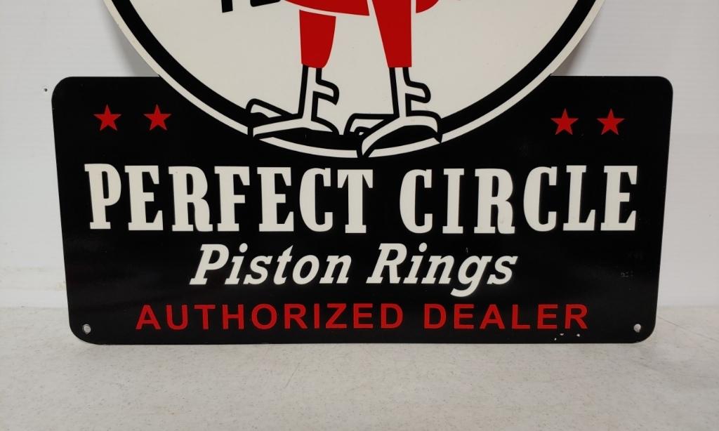 SS Perfect Circle Dealer sign