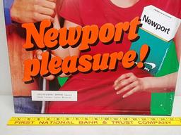 SST.Newport pleasure,embossed ad sign