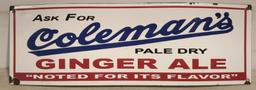 SSP Coleman's Ginger Ale ad sign