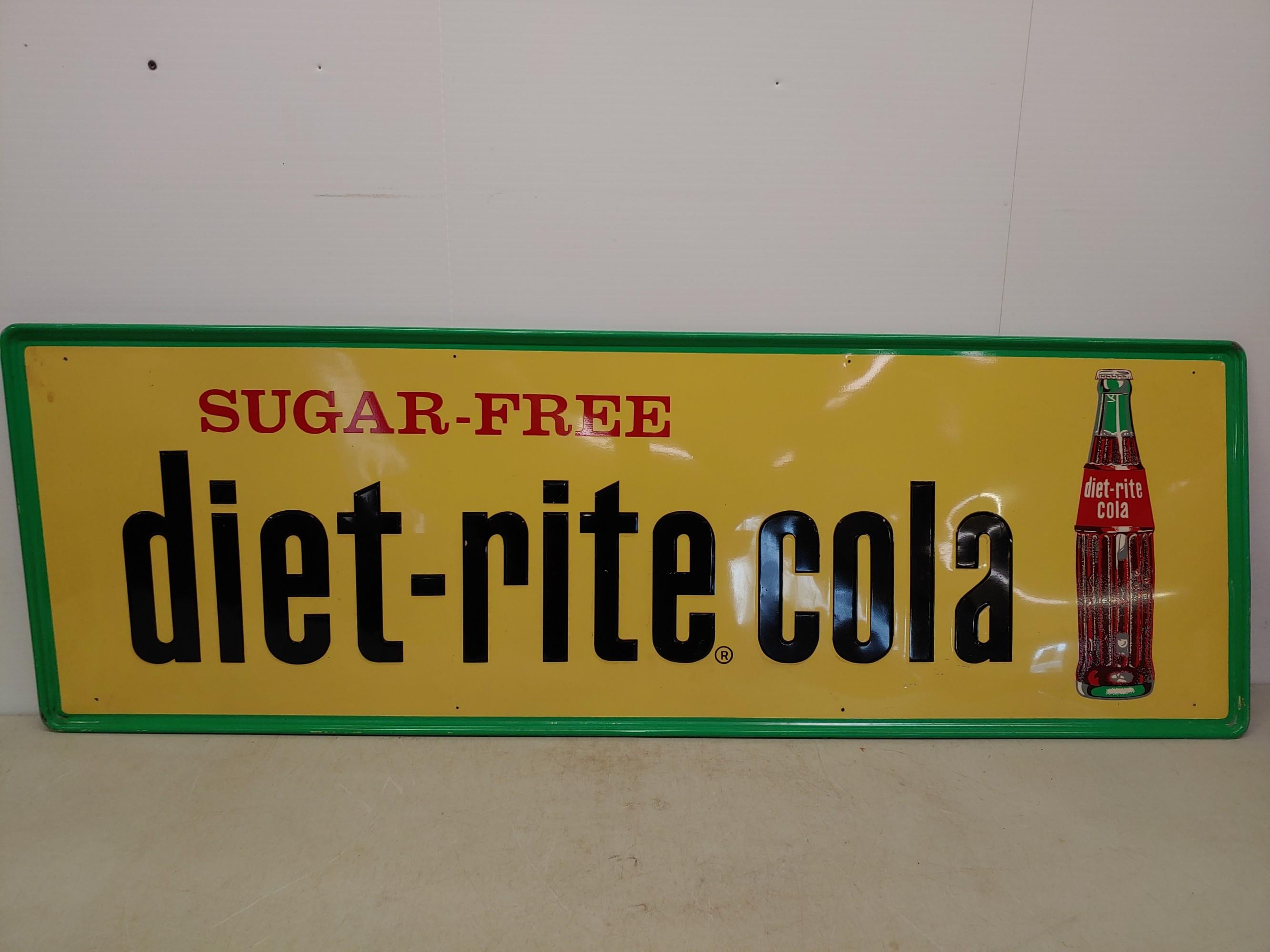 SST diet-rite embossed sign