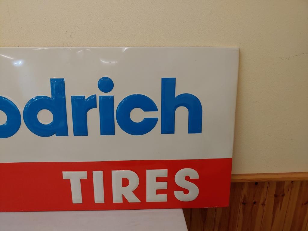 NOS SST Embossed BF Goodrich Tires sign